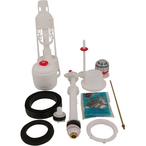 Fominaya 0129101131 Descargador Tyfon+ 1 + grifo vertical extensible, Negro, Estandar