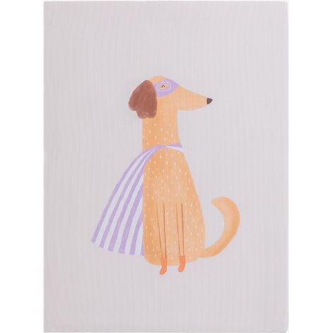 SKLUM Dekoratives Bild 30x40 cm auf Leinwand gedruckt Cliford Kids Beige Leinen