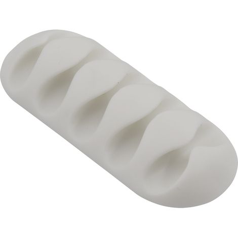 TRU COMPONENTS Kabelhalter selbstklebend TC-6646540 Bündel-Ø-Bereich 8 mm (max) Weiß 1 St.