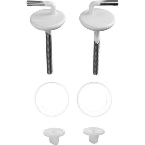 Coppia di cerniere Duravit cromate