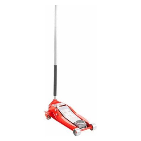 Cric a carrello 4 ton a profilo ribassato sollevatore idraulico Holzmann rwh400