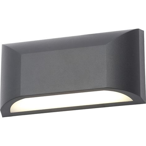 Litecraft Truro Wall Light 5 Watt LED Outdoor IP65 Rated Garden Fitting - Black
