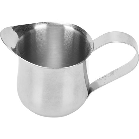 Pichet à lait ergonomique en acier inoxydable pour mousser le lait et faire mousser le café (60 ml). (1/5)