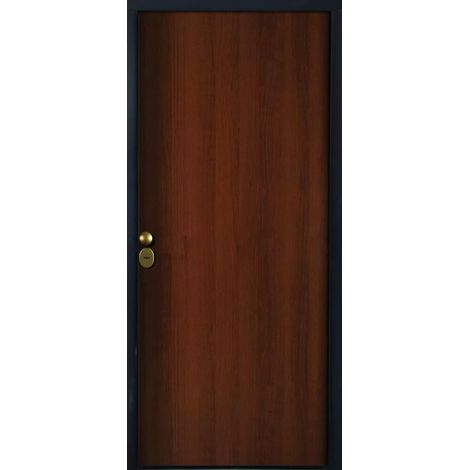 portoncino blindato colore tanganica con apertura a destra, 90x210 cm