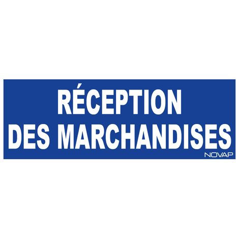 Panneau Réception marchandise - Rigide 330x120mm - 4140292