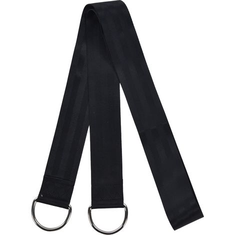 Sangle de suspension pour balançoire d'arbre de 1,53 m, réglable, en polyester robuste avec mousqueton, pour jardin extérieur (1/5)