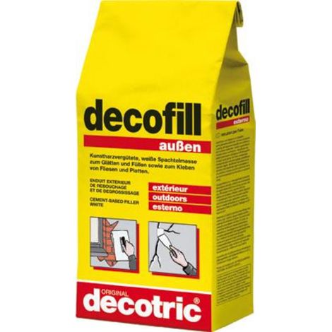 Decofill Enduit de rebouchage et de lissage 5 kg, extérieur decotric