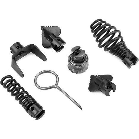 Decdeal 7-teiliges 16-mm-Schneidkopf-Set aus Manganstahl für Abflussreiniger (1/5)