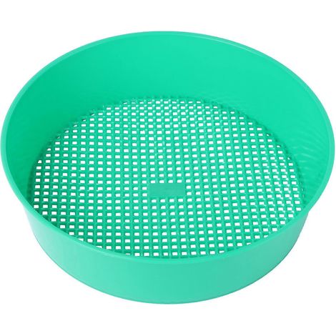 Tamis de jardin en plastique pour compost, terre, cailloux, outil de jardinage-20.50X20.50X5.50CM-Green