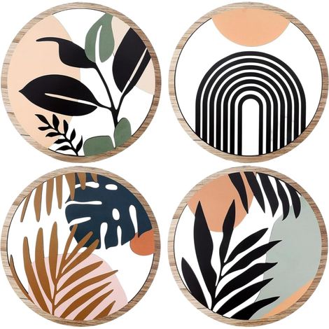 Décor Mural Boho Pour Salle De Bains - Décor Rustique En Bois Pour Chambre (1/5)