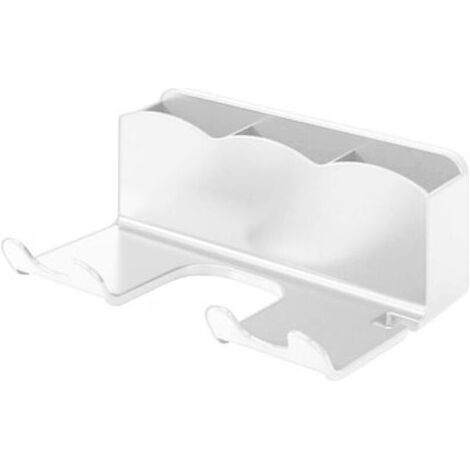 Support de sèche-cheveux, crochet de rangement pour sèche-cheveux, support de rangement mural pour outils de coiffure de salle de bain (1/4)