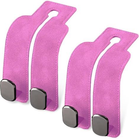 Confezione da 2 ganci per poggiatesta auto, ganci multifunzionali per schienale del sedile auto, ganci universali per sedile auto, accessori per ganci per sedile auto, per borse