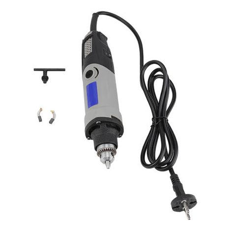 Meuleuse, Mini meuleuse, 400W Perceuse électrique à 6 positions Outil rotatif à vitesse variable Fiche UE 220V