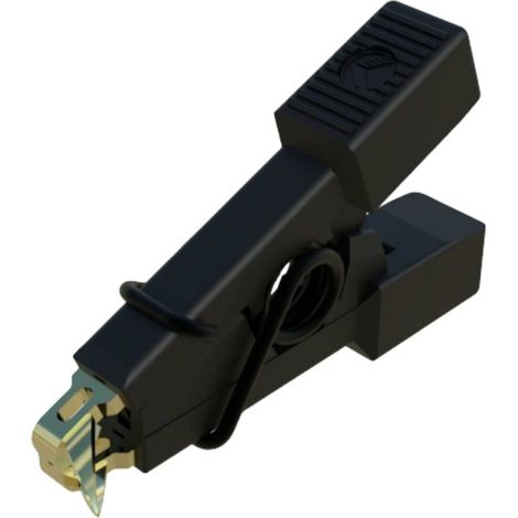 Hirschmann Test & Measurement MICRO-SMD CLIP 1 Morsetto a coccodrillo Connettore 0,64 mm Ohne Messkategorie Nero (1/2)