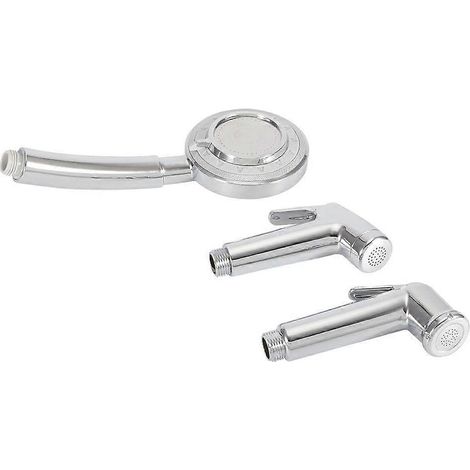 Pommeau de douche à main 3 fonctions, pommeau de douche haute pression avec jet puissant (1/5)