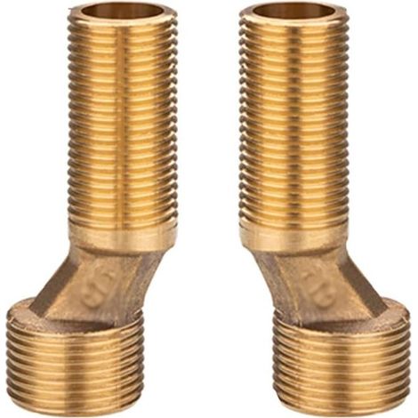 Raccord Mâle 1/2 3/4, Laiton, Bras Pivotant Réglable, Réducteur, Excentré Mitigeur Bain Douche, Or A (1/3)