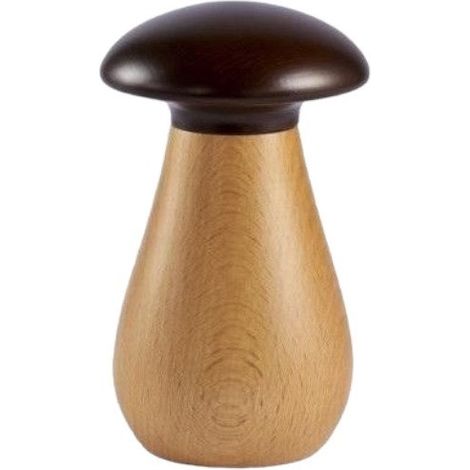 Macina pepe e sale in legno noce Bisetti Fungo cm 7x12 (1/3)