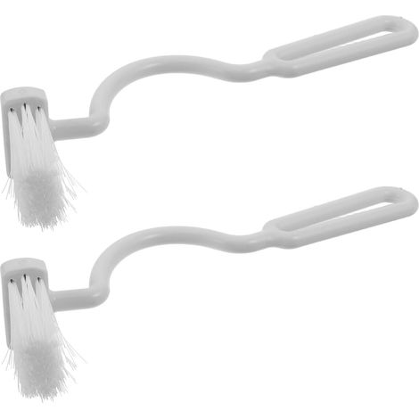 2 brosses WC, nylon, blanc, pour sous le rebord et céramique (1/5)