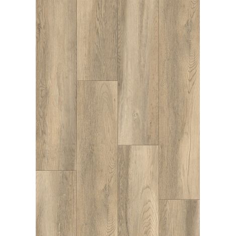 Mexen Modesto échantillon de panneau vinyle 1240 x 182 mm SPC 6,5 mm, sous-couche IXPE 1,5 mm, 4 V-Fuge, Chêne - F1103-S (1/2)
