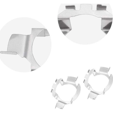 1 paire de supports d'adaptateur de phare LED H7 pour Buick