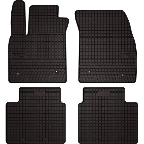 Alfombrillas de goma para Ford Focus MK4 hatchback, sedán, station wagon, Turnier, Turnier Active (2018-) - negras, ajustables (1/5)