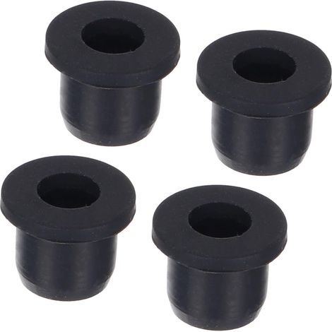 4Pcs Passe-Câble T-Forme Diamètre Installation 12mm, ID 7.5mm, Hauteur de 12mm Passe Fil Rondelle Caoutchouc de Protection Étanches et Flexibles pour Conduits de Câbles (1/5)
