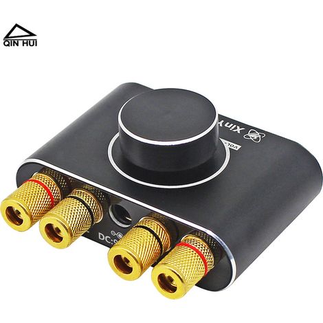 Miniatur-Bluetooth-Verstärkerplatine mit 250W Hochleistungs-Stereo-Audioverstärkungsmodul, kompatibel mit USB-Flash-Laufwerken, Soundkarten und Fernbedienungen. (1/4)