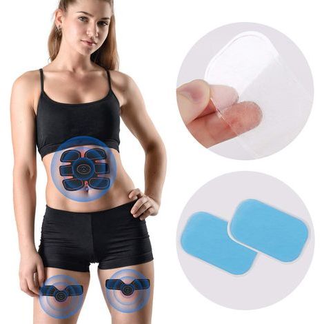30 Stück EMS-Gelpads, Hydrogel-Gel-Trainings-Ersatzgelplatten für Bauchmuskel-Elektrostimulator (1/5)