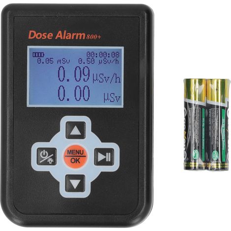 Détecteur de radiation nucléaire compteur Geiger bêta gamma rayons X testeur dosimètre alarme dose (1/5)