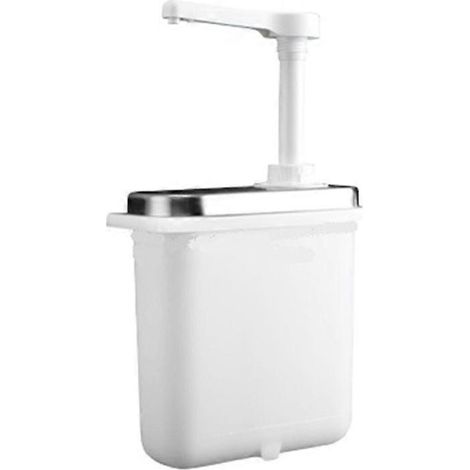 1L distributeur sauce pump acier inoxydable condiment pump (1/5)