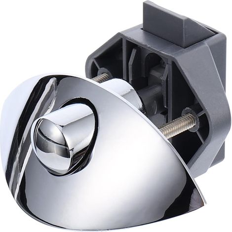 Verrou de porte à bouton, poussoir en 2 parties (1/5)