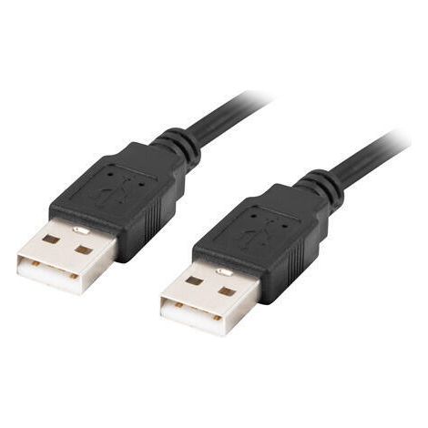 CABLE USB 2.0 LANBERG MACHO/MACHO 0.5M NEGRO (1/2)