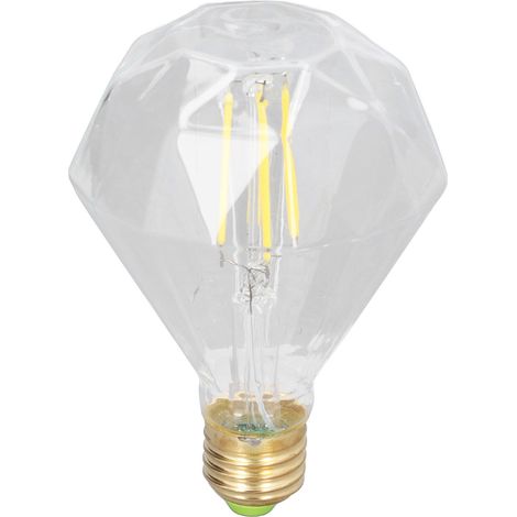 Ampoule LED à filament 4000K 4W 220V Vintage Transparente Unique E27 E26 pour la maison, les restaurants et les cafés (1/5)