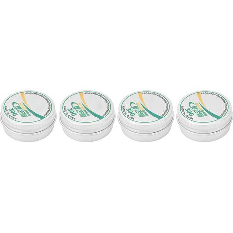 4 Stück Lötspitzen-Reinigungspaste, Zinnpulver, Wiederbelebung von Lötspitzen mit oxidiertem Lötkolbenkopf, 30 g (1/5)