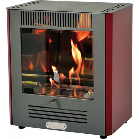 Tecno Air System Biostufa Mini Ruby Freistehend Bio-Ethanol Bordeaux