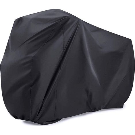 Housse de vélo, housse de vélo imperméable, nylon 210T/tissu Oxford 210D, résistante aux UV, anti-poussière, imperméable, convient aux VTT et aux vélos de route. (1/5)