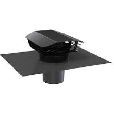 Clim & Ventil - Chapeau de toiture CP PERFORMANCE - Diamètre 160mm - Gris ardoise - Atlantic