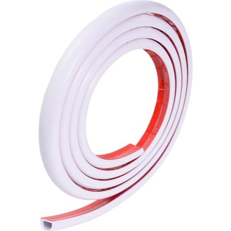 Cache Cable Blanc 1m D15 Goulotte Passe Cable Mural Flexible Cache Fil Electrique pour TV Bureau Maison Passage De Cable Au Sol Goulotte Electrique Murale Gestion des Cables Cache Cable Sol (1/5)