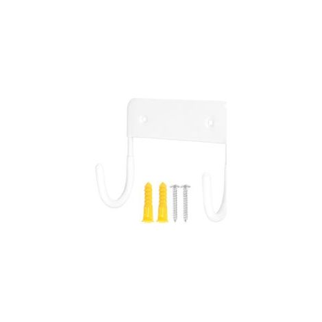 Support Mural Porteplanche à Repasser en Fer Blanc, Crochet Suspendu Robuste pour Étagère de Rangement Compacte pour Accessoires de Repassage (1/5)