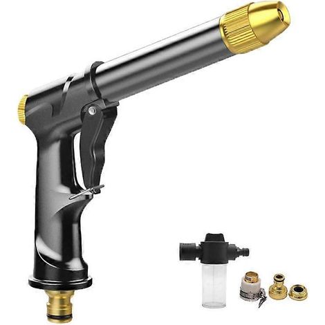 High-pressure Water Gun For Cleaning Car Wash Washer Garden Watering Hose Nozzle Sprinkler Foam Water (1/5)