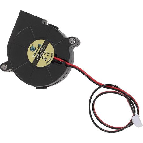 Ventilateur turbo de refroidissement 12 V CC 0,28 A, turbine de remplacement pour refroidisseur-5.20X5.20X1.50CM-Black