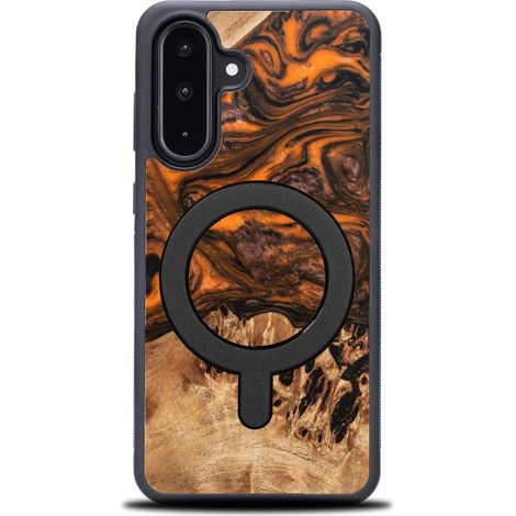 Custodia Bewood Unique per Samsung Galaxy A36 5G - Arancione con MagSafe (1/5)