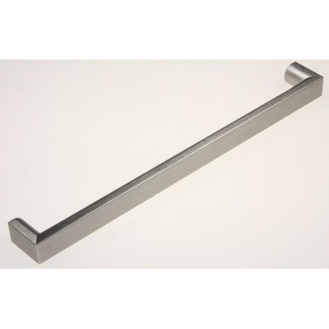Whirlpool – Poigaz naturelée porte inox pour four – Métal argenté – Hauteur 2,4 cm – Profondeur 37,7 cm – 481010367805