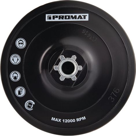 Platorello D.150mm M14 con velcro PROMAT