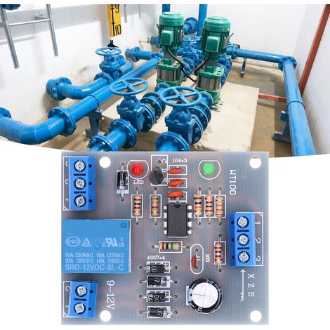 12V DC Flüssigkeitsstandsensormodul, Wasserstandssensor, Entwässerungssteuerungsplatine (1/5)