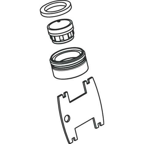 HG Strahlregler M24x1 6 l/min diebstahlsicher, 98802000