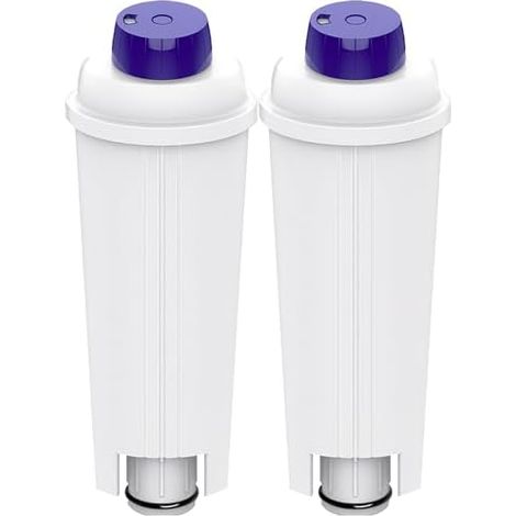 Set mit 2 Wasserfiltern für DeLonghi Kaffeemaschinen DLSC002 für De'Longhi ECAM, ETAM, EC, BC Serien