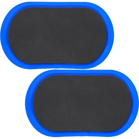 Disque de glissement fitness pour yoga et musculation - Équipement d'entraînement bleu pour affiner les jambes (1/5)