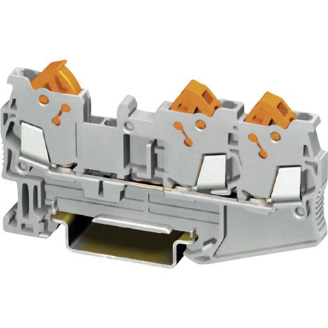 Phoenix Contact 3205048 Durchgangsklemme 5.2 mm Schnellanschluss  Grau 1 St.