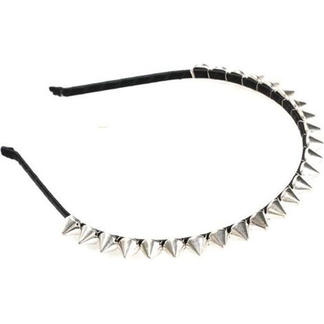 Rivet Punk Spike Headband cloutés Headwear gothique Black Rock Hair Hoop (1/5)
